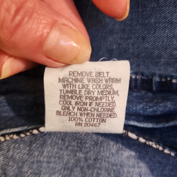 70's/80's  Denim Pleated Trousers by Chic Vintage - Picture 5 of 12